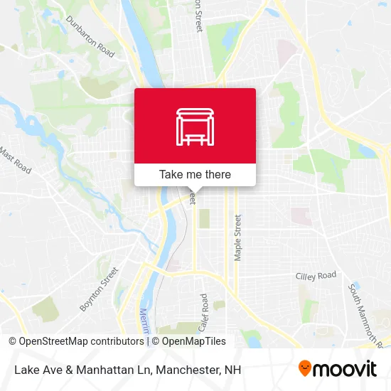 Mapa de Lake Ave & Manhattan Ln