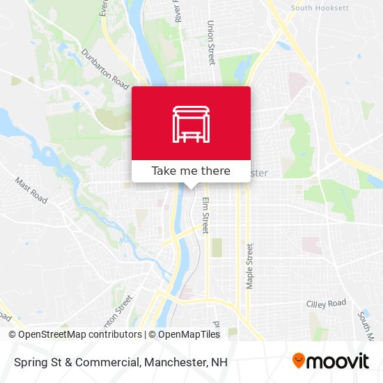 Mapa de Spring St & Commercial