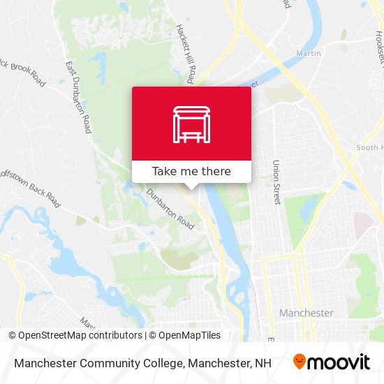 Mapa de Manchester Community College