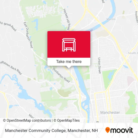 Manchester Community College map