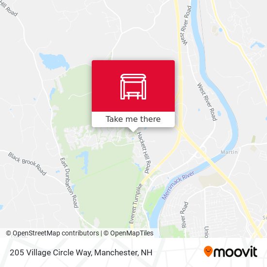 205 Village Circle Way map
