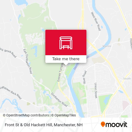 Mapa de Front St & Old Hackett Hill