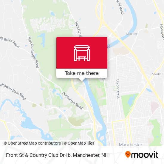 Front St & Country Club Dr-Ib map