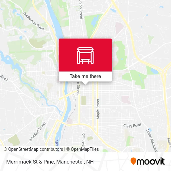 Mapa de Merrimack St & Pine