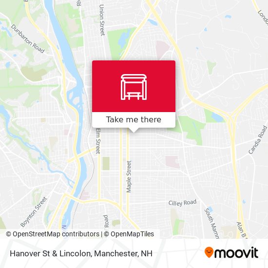 Hanover St & Lincolon map