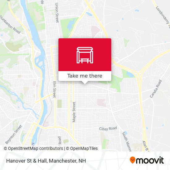 Mapa de Hanover St & Hall