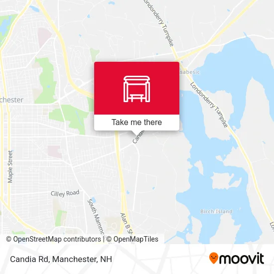 Mapa de Candia Rd