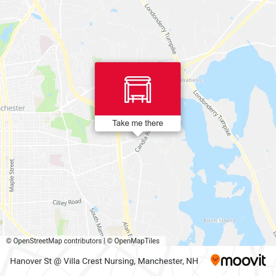 Hanover St @ Villa Crest Nursing map