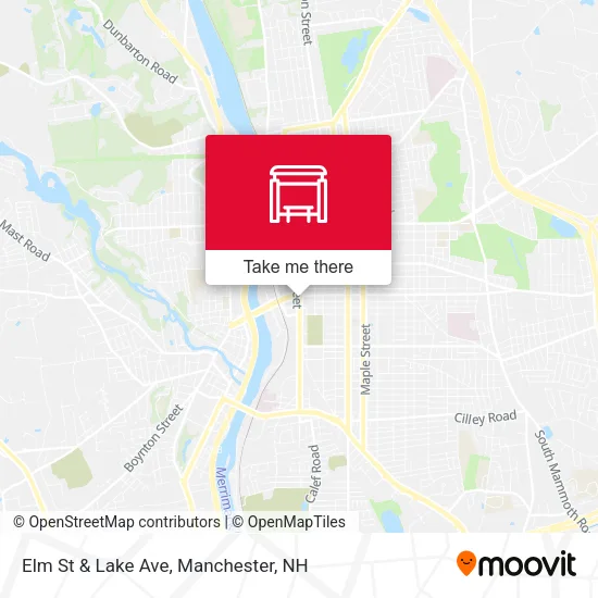 Mapa de Elm St & Lake Ave
