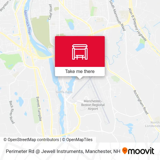 Mapa de Perimeter Rd @ Jewell Instruments