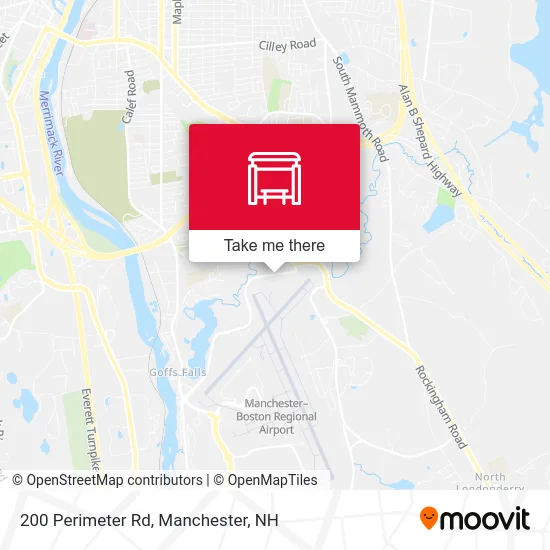 200 Perimeter Rd map