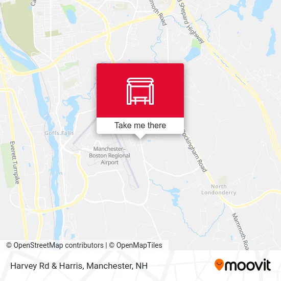 Harvey Rd & Harris map