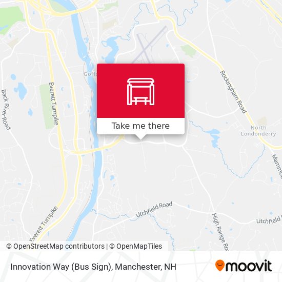 Innovation Way (Bus Sign) map