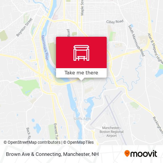 Brown Ave & Connecting map