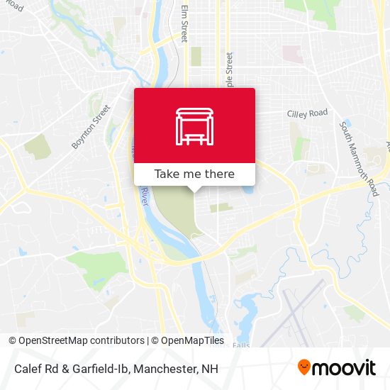 Calef Rd & Garfield-Ib map