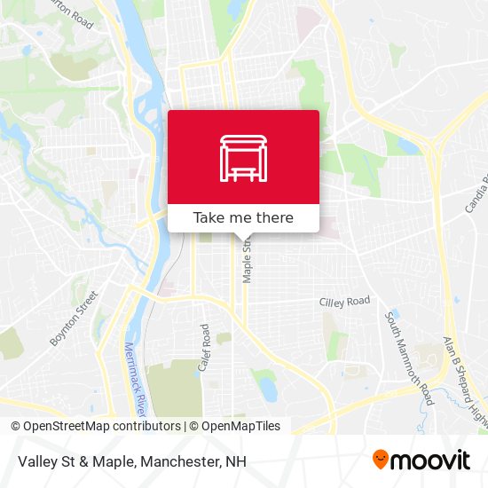 Mapa de Valley St & Maple