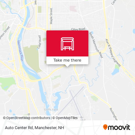 Auto Center Rd map