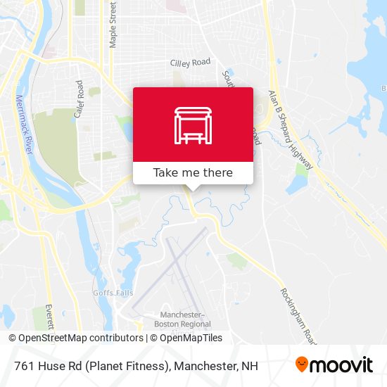 Mapa de 761 Huse Rd (Planet Fitness)