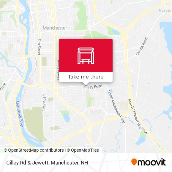 Mapa de Cilley Rd & Jewett