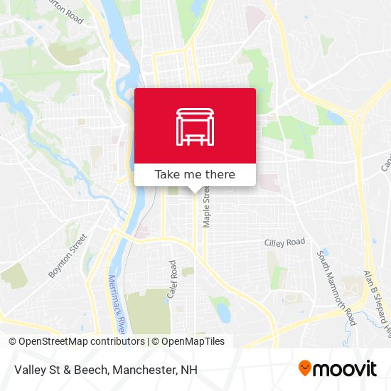 Mapa de Valley St & Beech