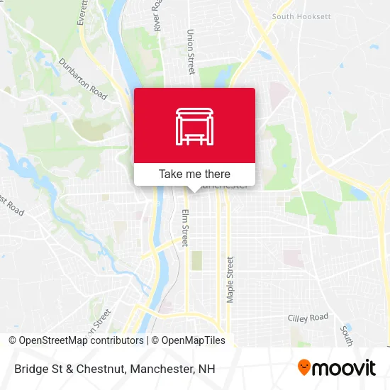 Mapa de Bridge St & Chestnut