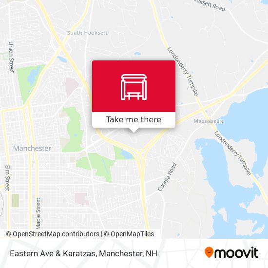 Eastern Ave & Karatzas map
