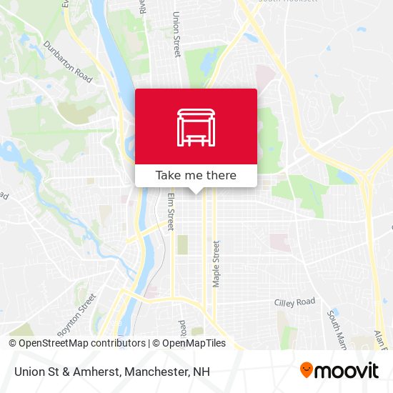 Union St & Amherst map