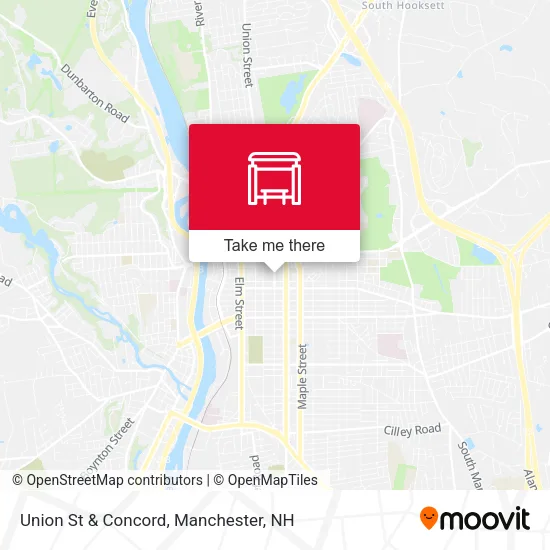 Mapa de Union St & Concord