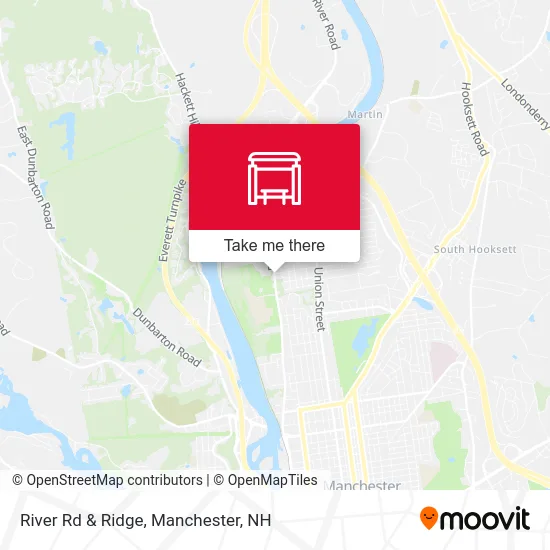 River Rd & Ridge map