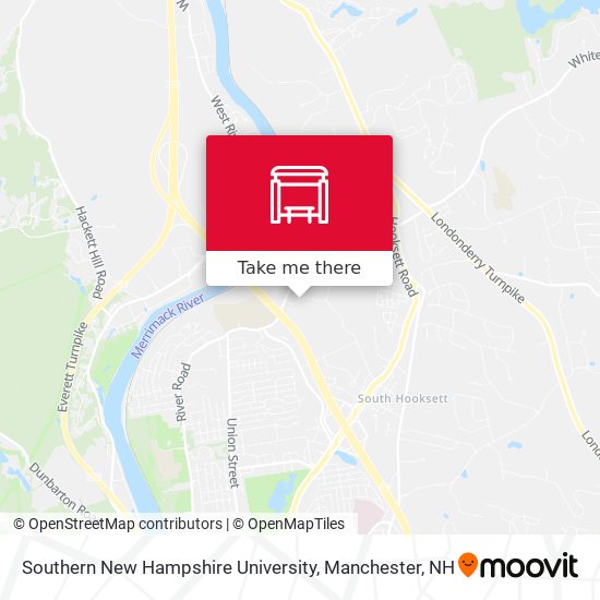 Mapa de Southern New Hampshire University