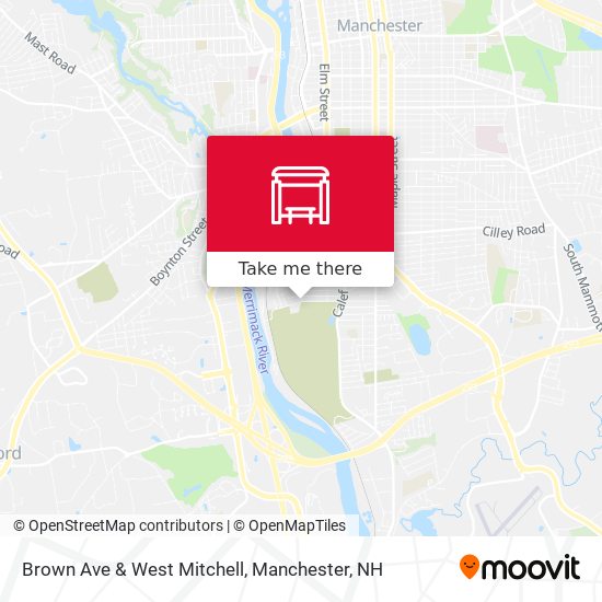 Brown Ave & West Mitchell map