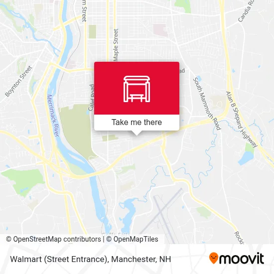 Walmart (Street Entrance) map