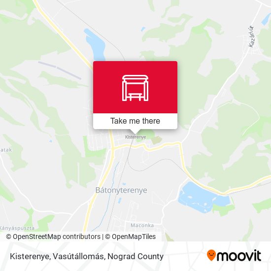 Kisterenye, Vasútállomás map