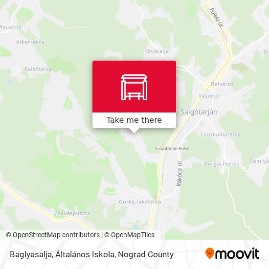 Baglyasalja, Általános Iskola map
