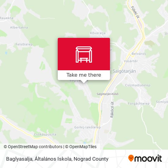 Baglyasalja, Általános Iskola map