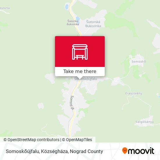 Somoskőújfalu, Községháza map
