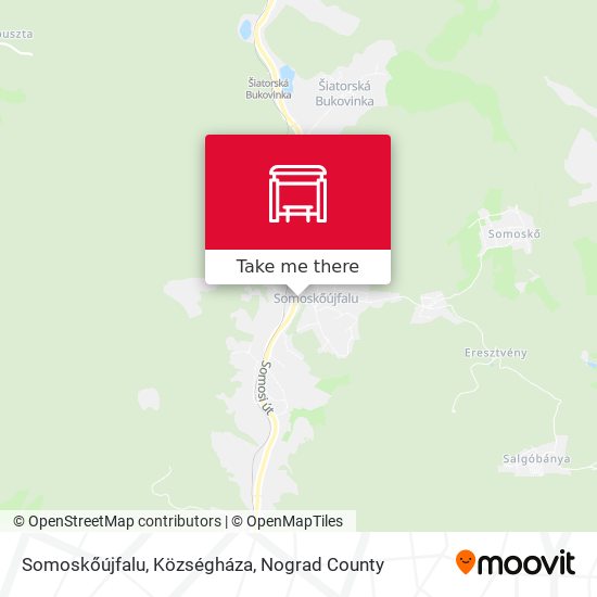 Somoskőújfalu, Községháza map