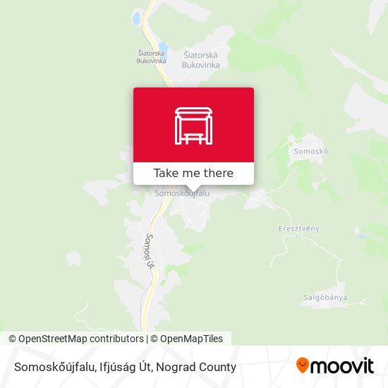 Somoskőújfalu, Ifjúság Út map
