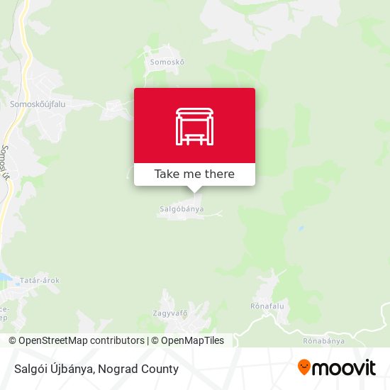 Salgói Újbánya map