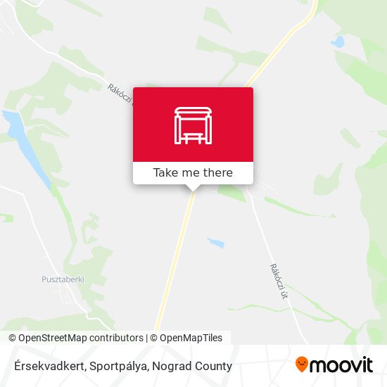 Érsekvadkert, Sportpálya map