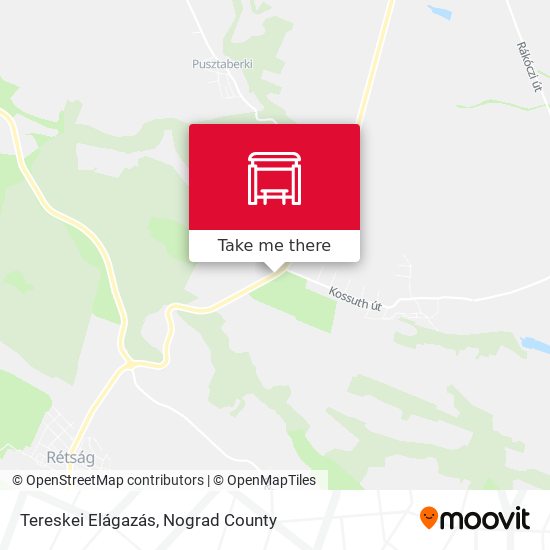 Tereskei Elágazás map