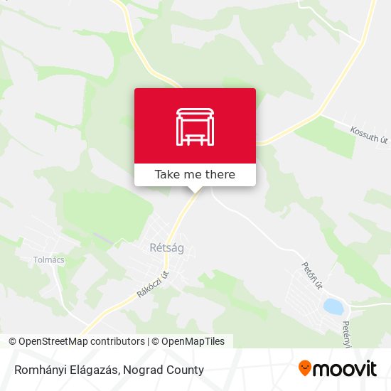 Romhányi Elágazás map