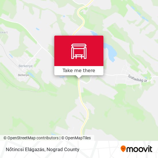 Nőtincsi Elágazás map