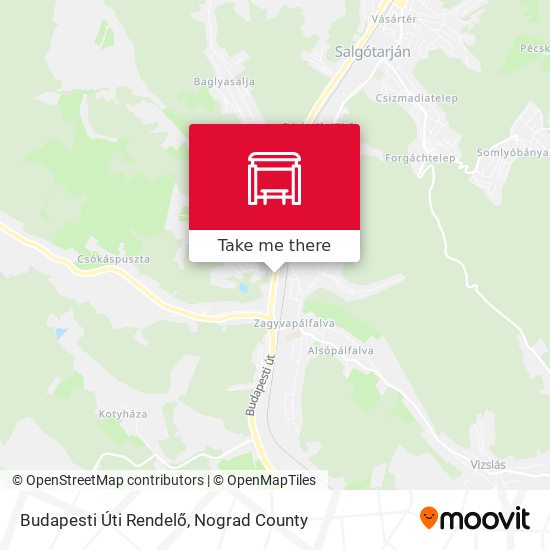 Budapesti Úti Rendelő map