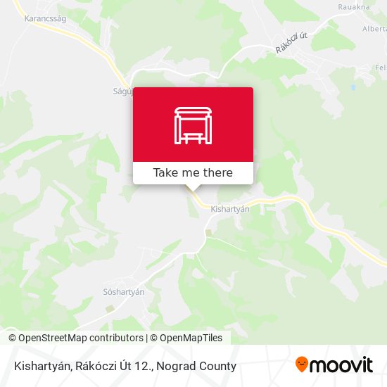 Kishartyán, Rákóczi Út 12. map