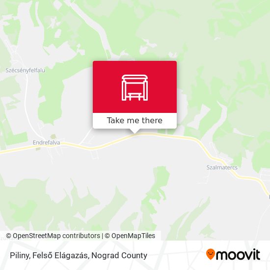 Piliny, Felső Elágazás map