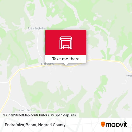 Endrefalva, Babat map