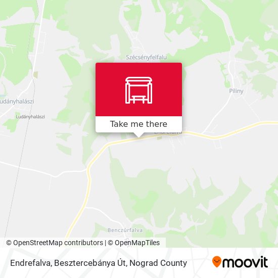 Endrefalva, Besztercebánya Út map