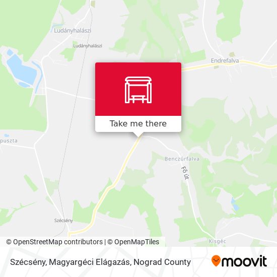Szécsény, Magyargéci Elágazás map