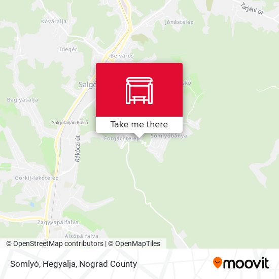 Somlyó, Hegyalja map
